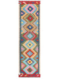 Handwoven Afghan Geometric Kilim Rug - Ghazni Wool Treasure