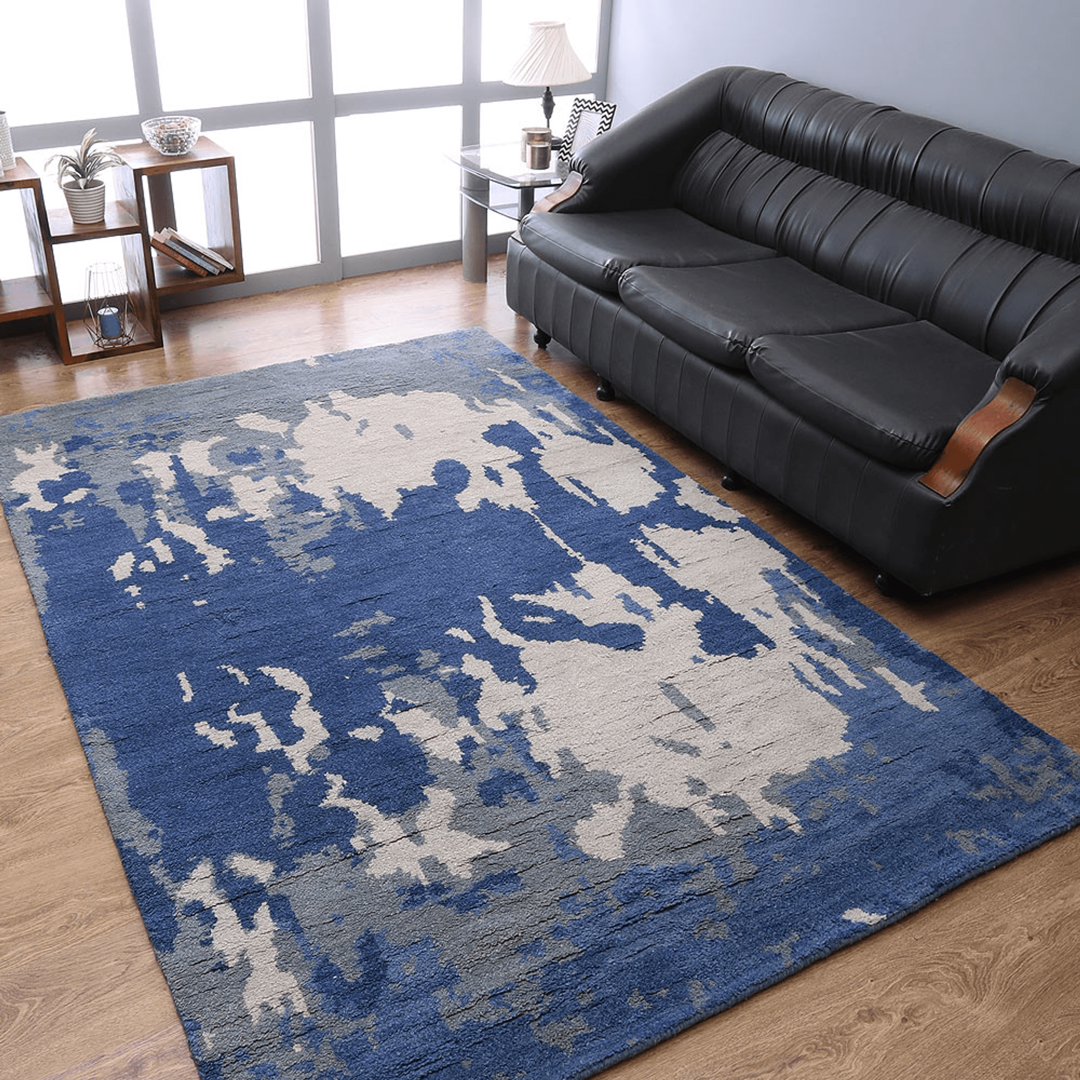Rugsotic Carpets Hand Knotted Wool Area Rug Abstract
