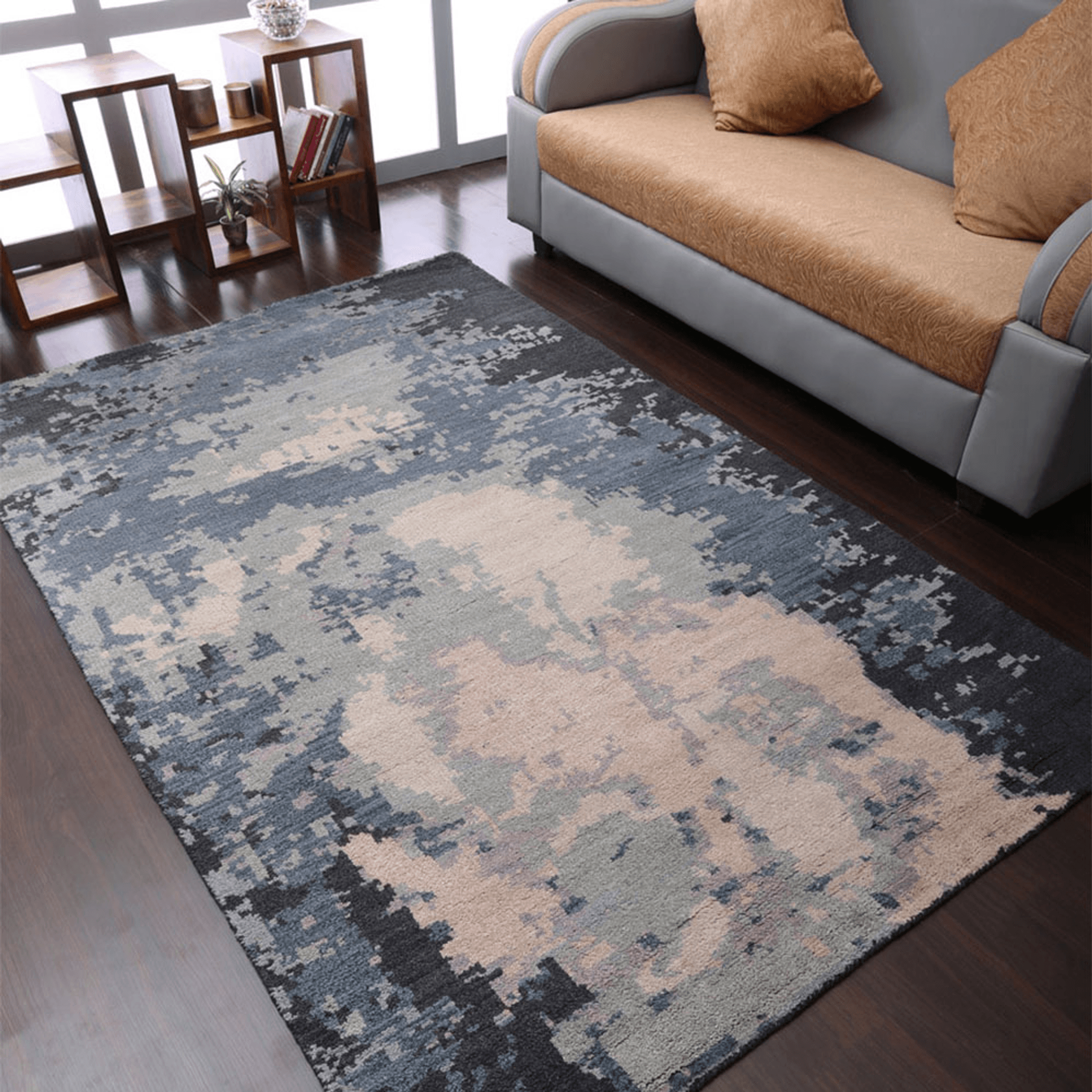 Rugsotic Carpets Hand Knotted Wool Area Rug Abstract