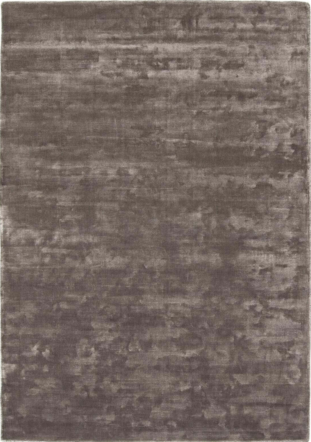 Karma Brown Solid Luxury Viscose Rug