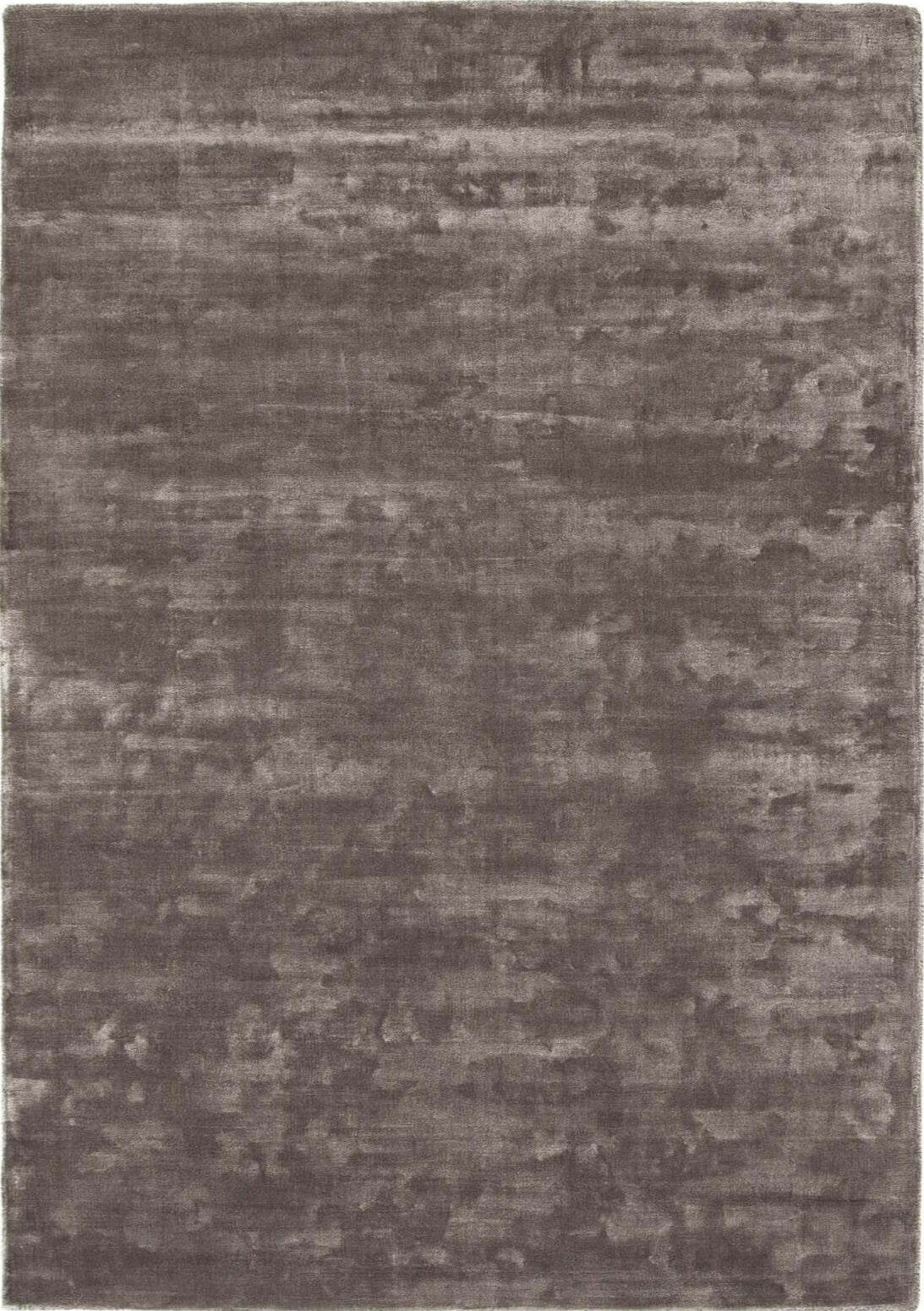 Karma Brown Solid Luxury Viscose Rug