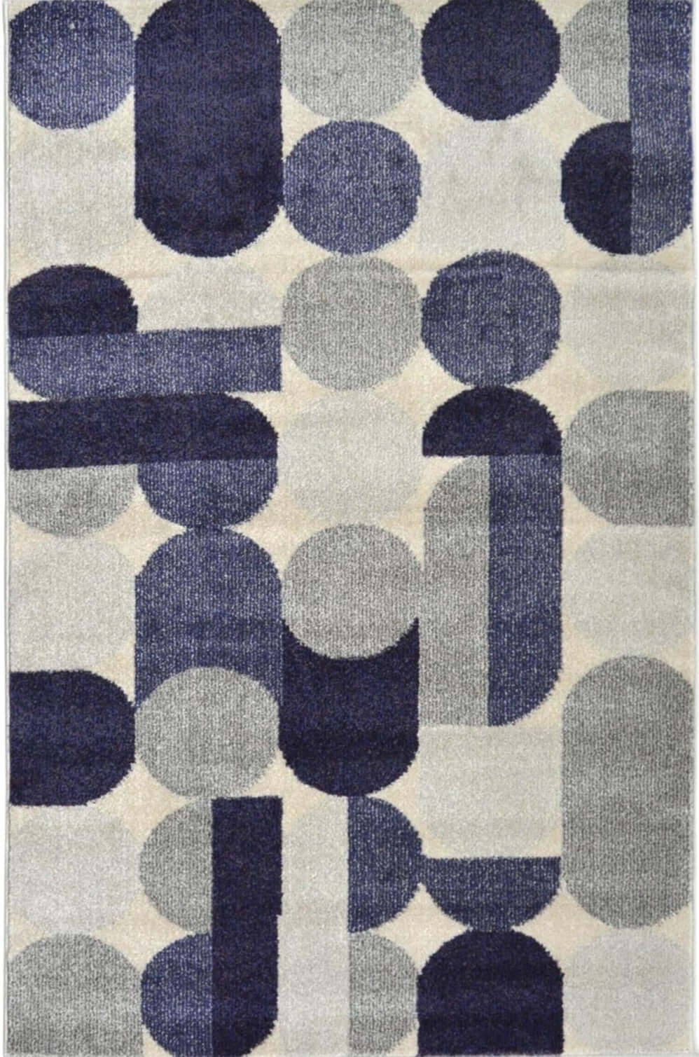 Villa Blue Abstract Rug