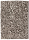 Maine Grey Shaggy Pile Wool Rug
