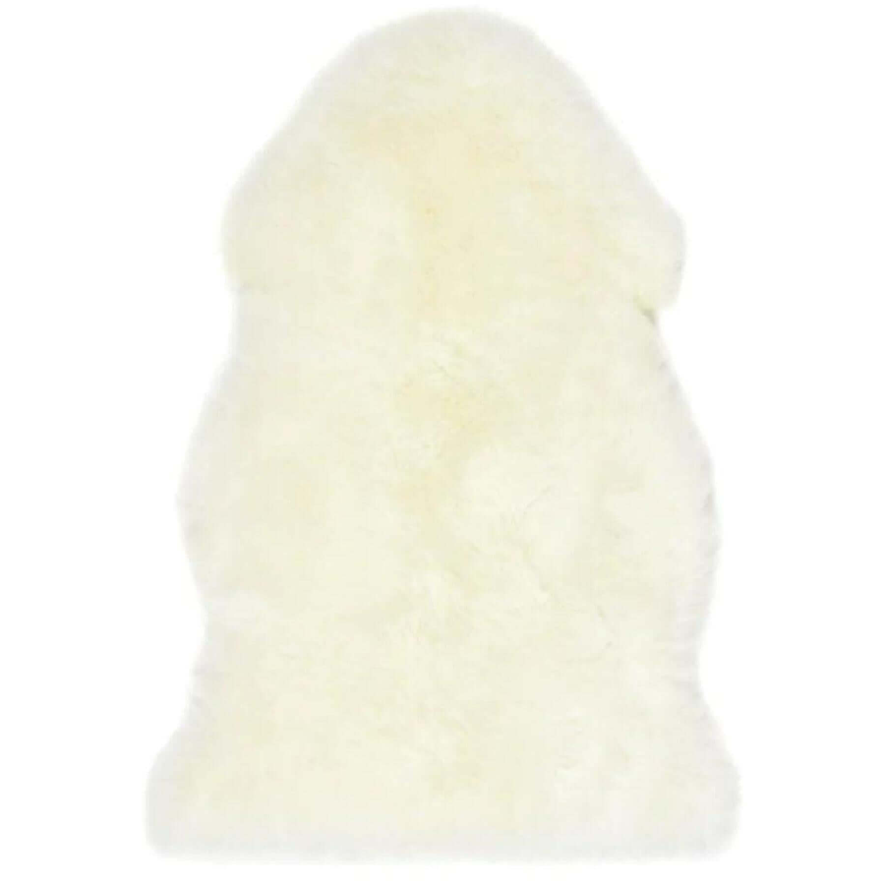 Genuine Natural Cream Sheepskin Faux Fur Rug