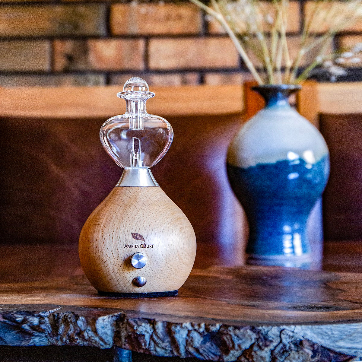 Nordic Glass Aromatherapy Diffuser: Elegant Zero-Heat Nebuliser