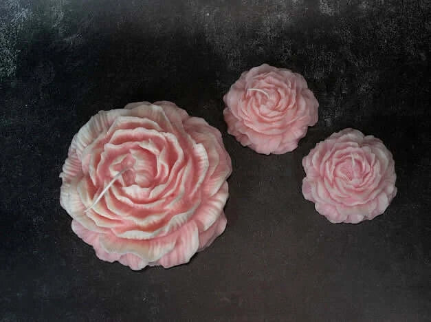 Huge Peony Candle - Premium Soy Wax Scented Candle for a Luxurious Home Ambiance-3