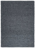 Solid Design Low Pile Eco Charcoal Rug