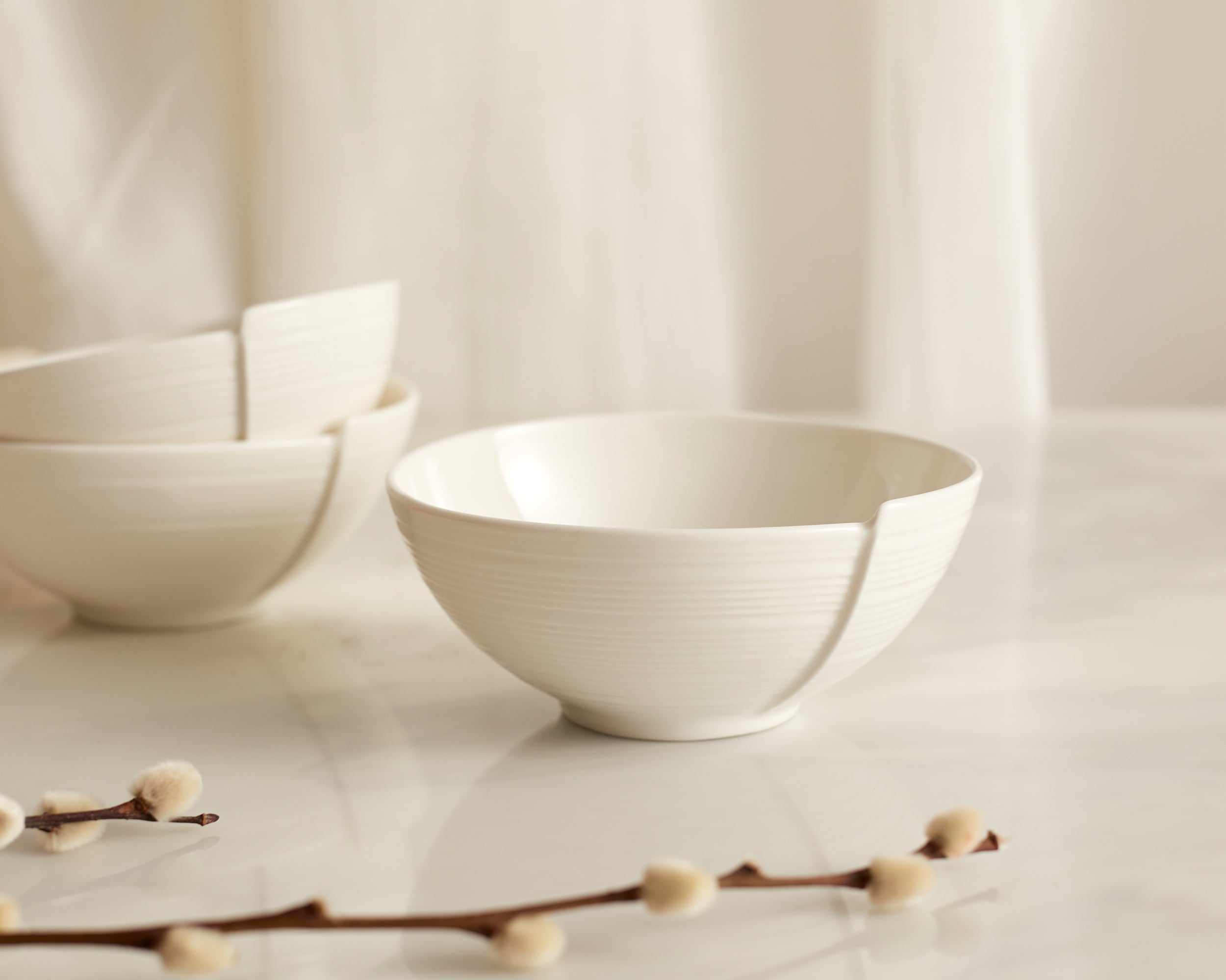 Maeve Porcelain Bowl White