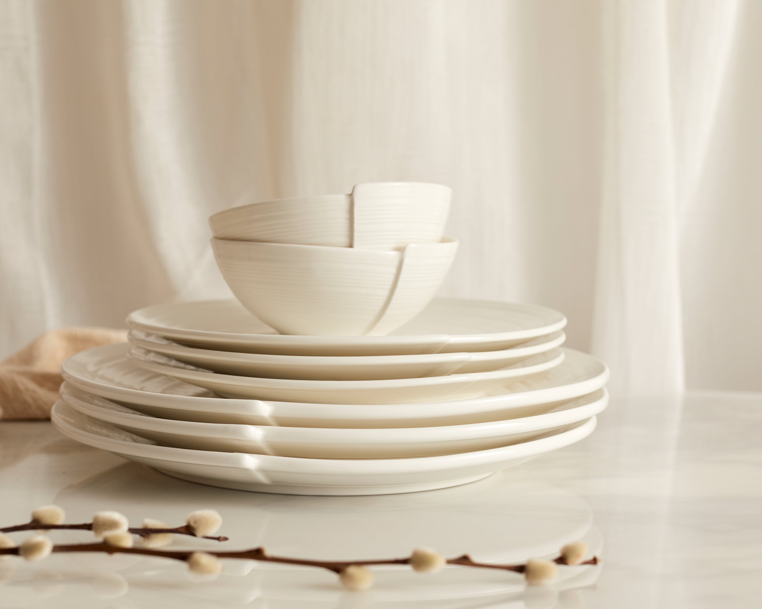 Maeve Porcelain Bowl White