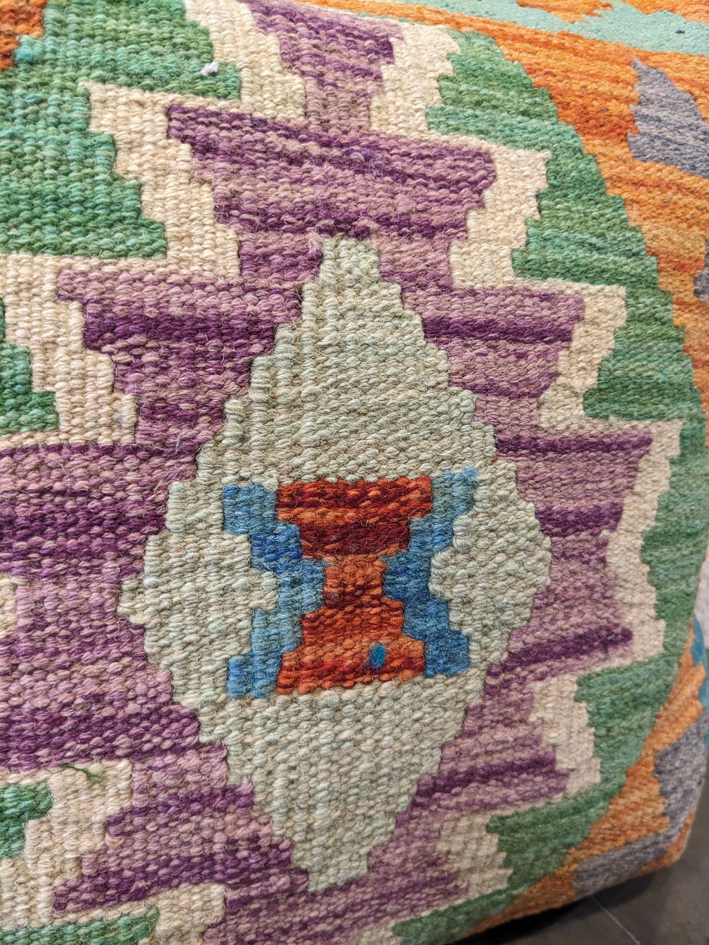 Afghan Kilim Cushion Cover - 45 x 45 cm