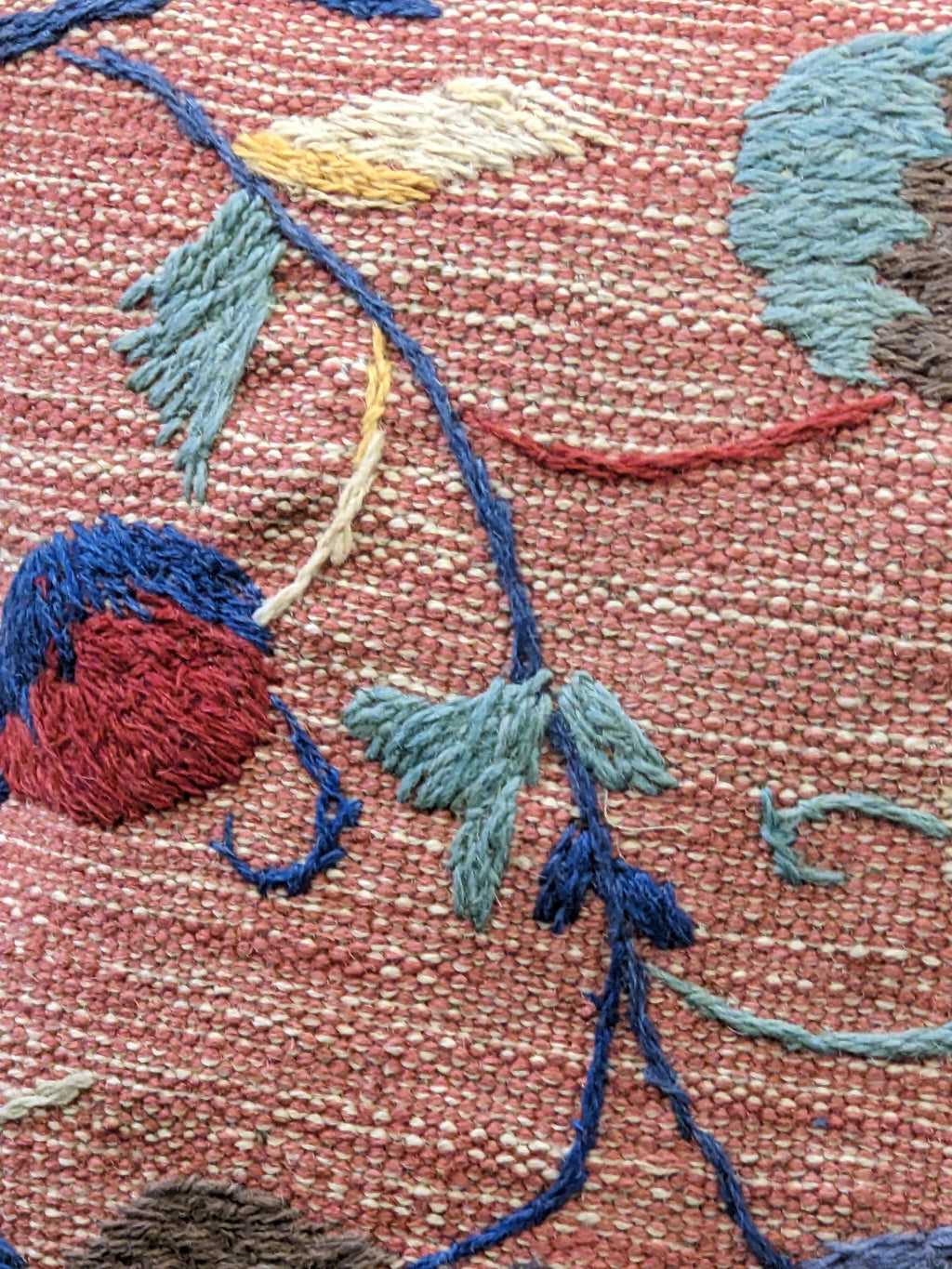 Suzani Hand Embroidered Cushion Cover - 45 x 45 cm