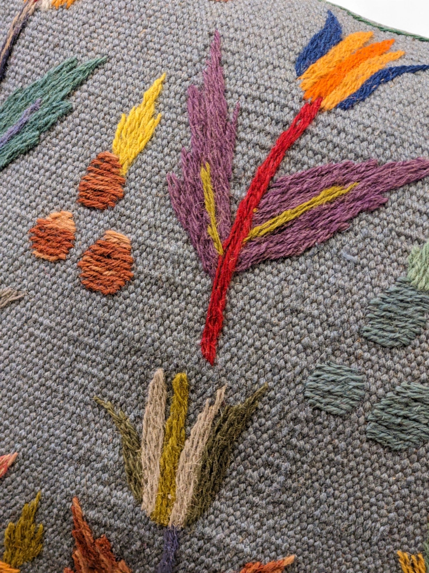 Suzani Hand Embroidered Cushion Cover - 45 x 45 cm