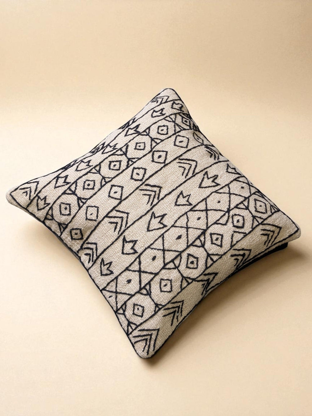 Suzani Hand Embroidered Cushion Cover - 45 x 45 cm