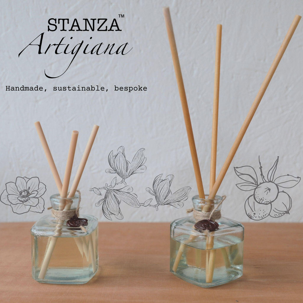 Amalfi Recycled Glass Reed Diffuser - Long-Lasting Eco Scent
