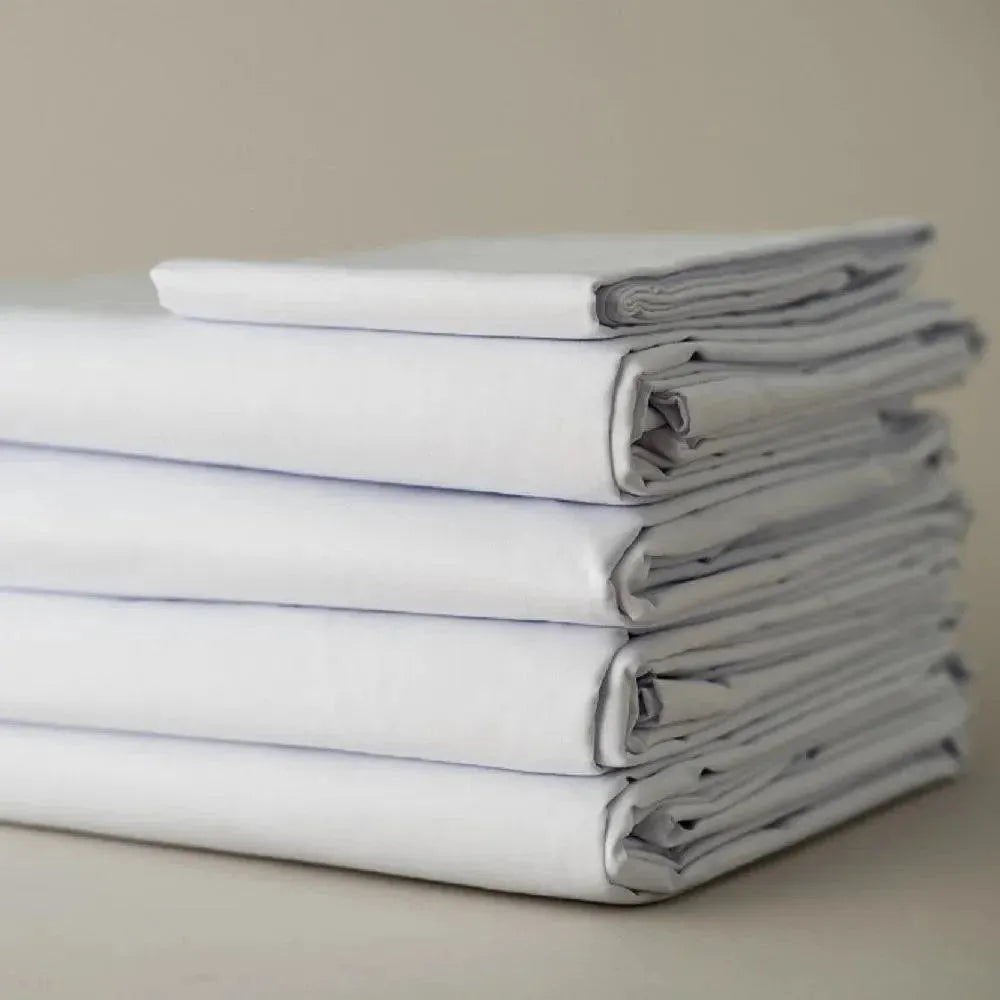 T-300 White Combed Cotton Sheets