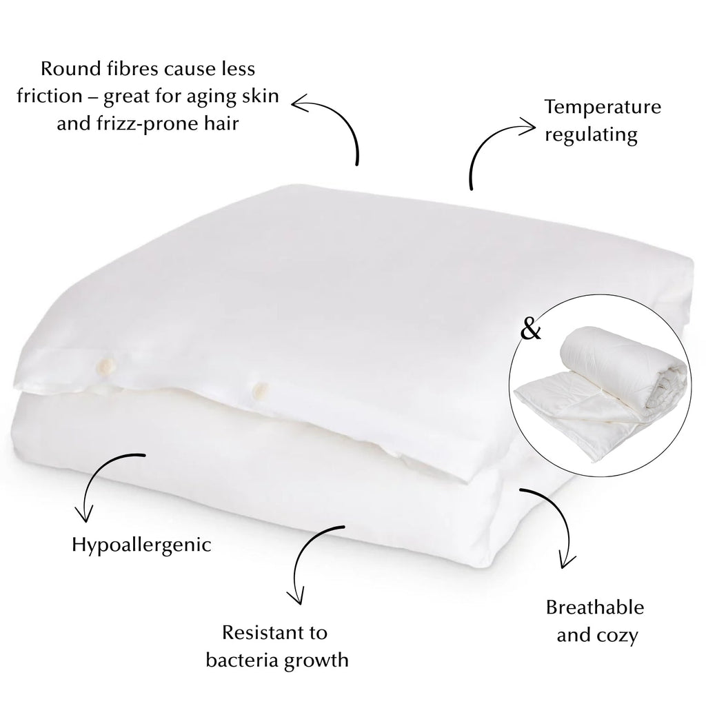 Duvet Upgrade Bundle in White (Eucalyptus & Bamboo)