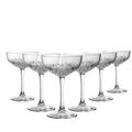 Timeless Fully Cut Champagne Saucers - 270ml - Set of 6