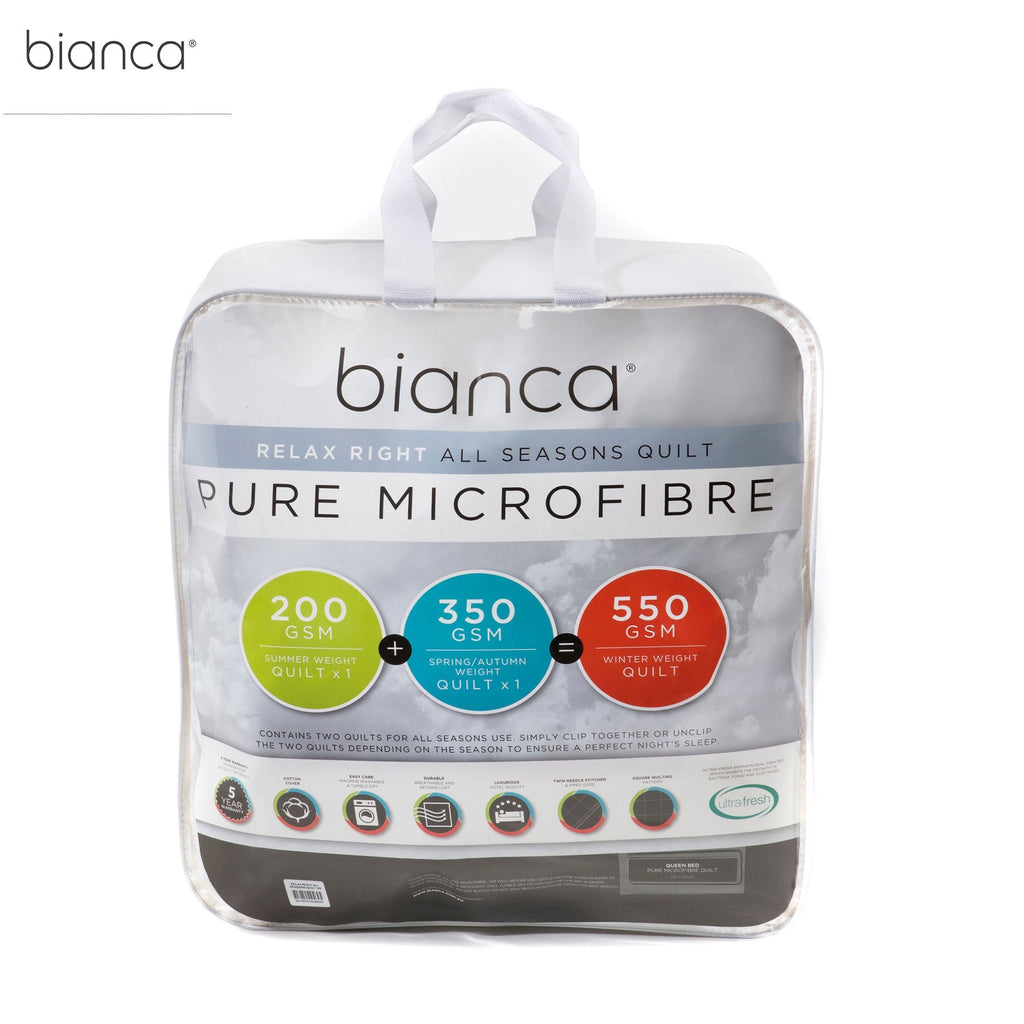 NNEDSZ Bianca Pure Microfibre All Seasons Quilt King
