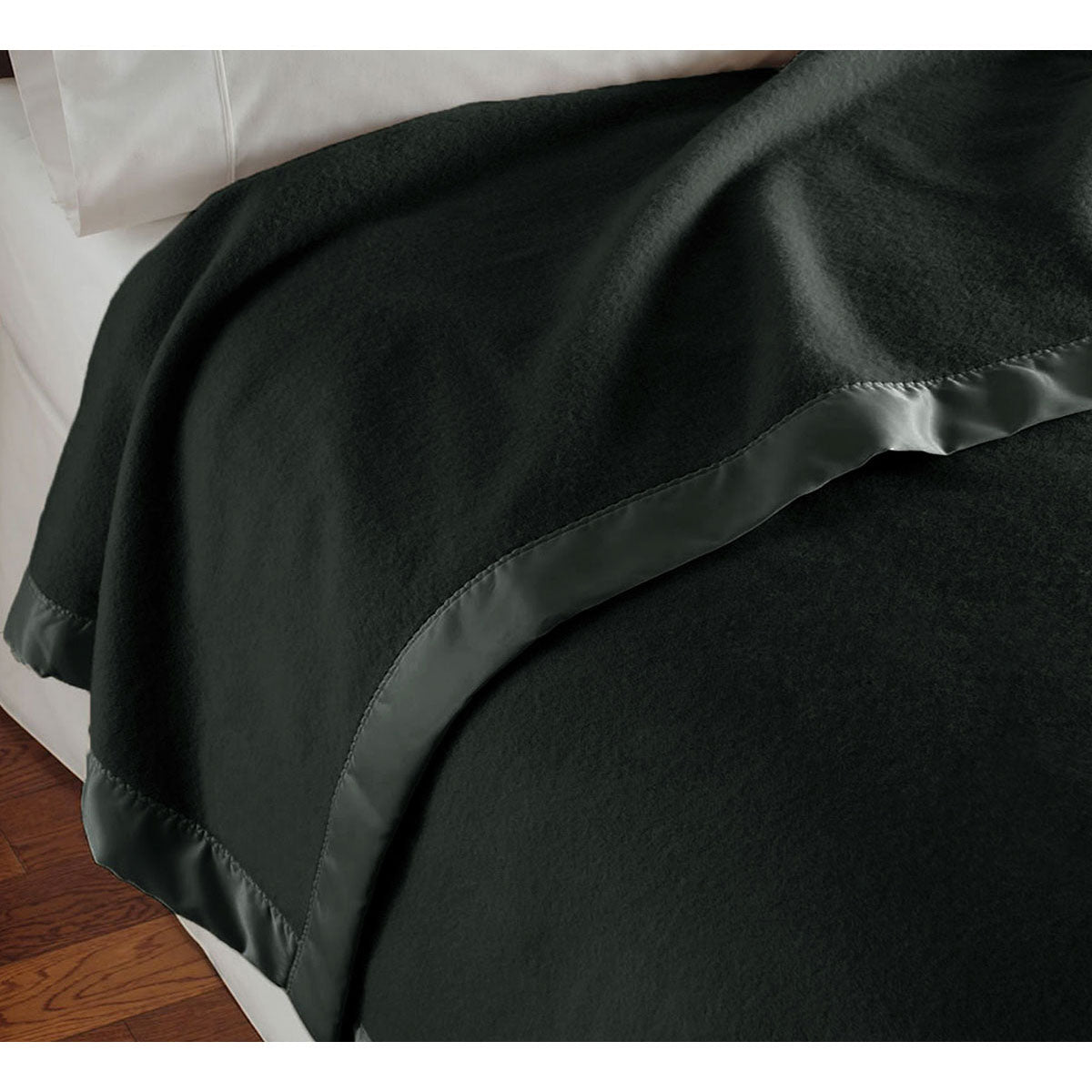 NNEDSZ 400GSM Luxury Wool Blanket Charcoal Queen