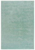 Hush Solid Aqua Luxury Rug