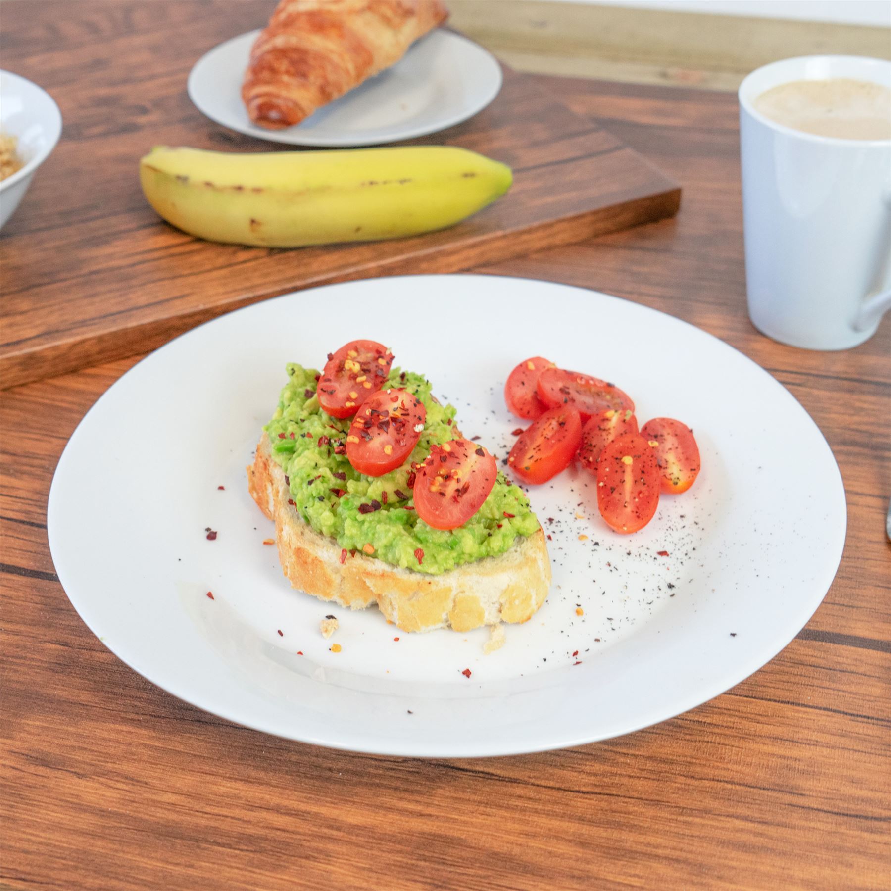 16pc White Dinner Set