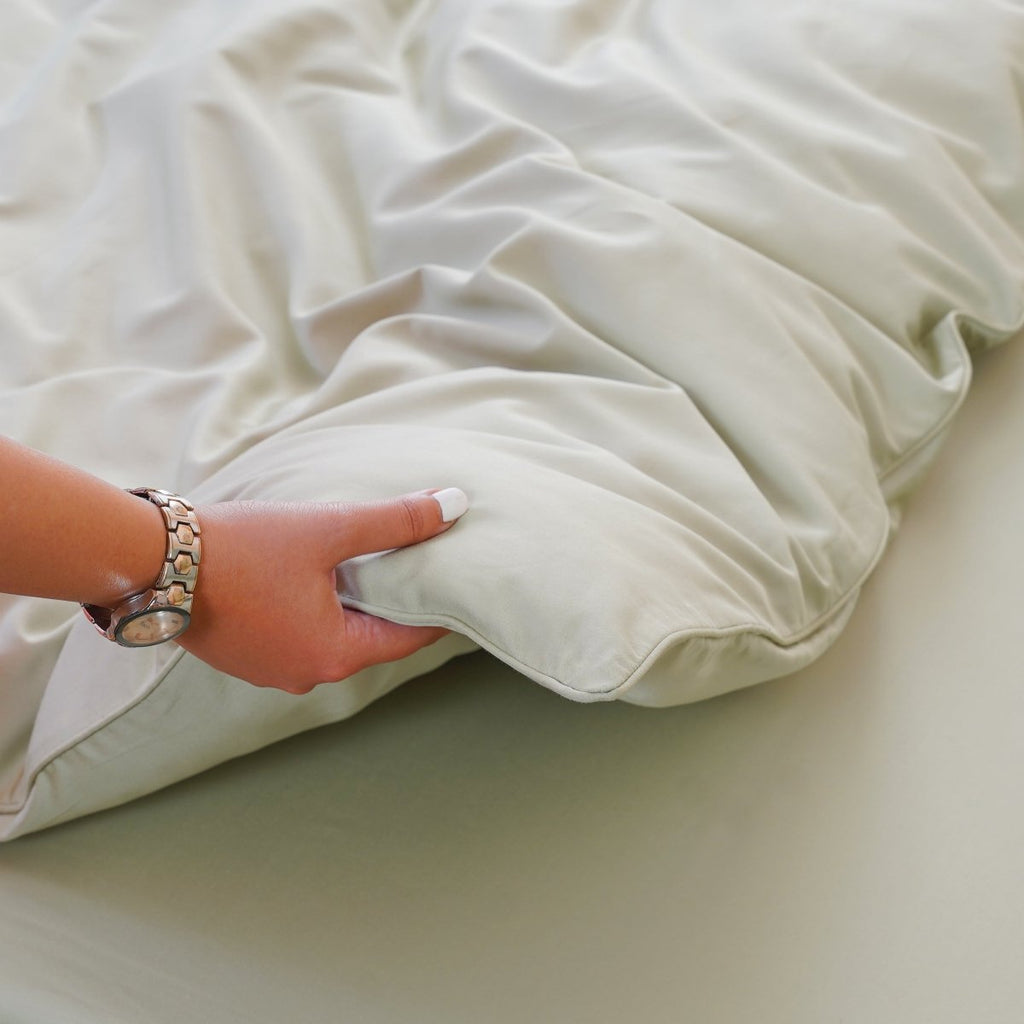 Ackly Bamboo - Sage Green Duvet Cover