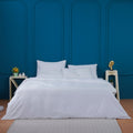 Ackly Bamboo - White Duvet Cover