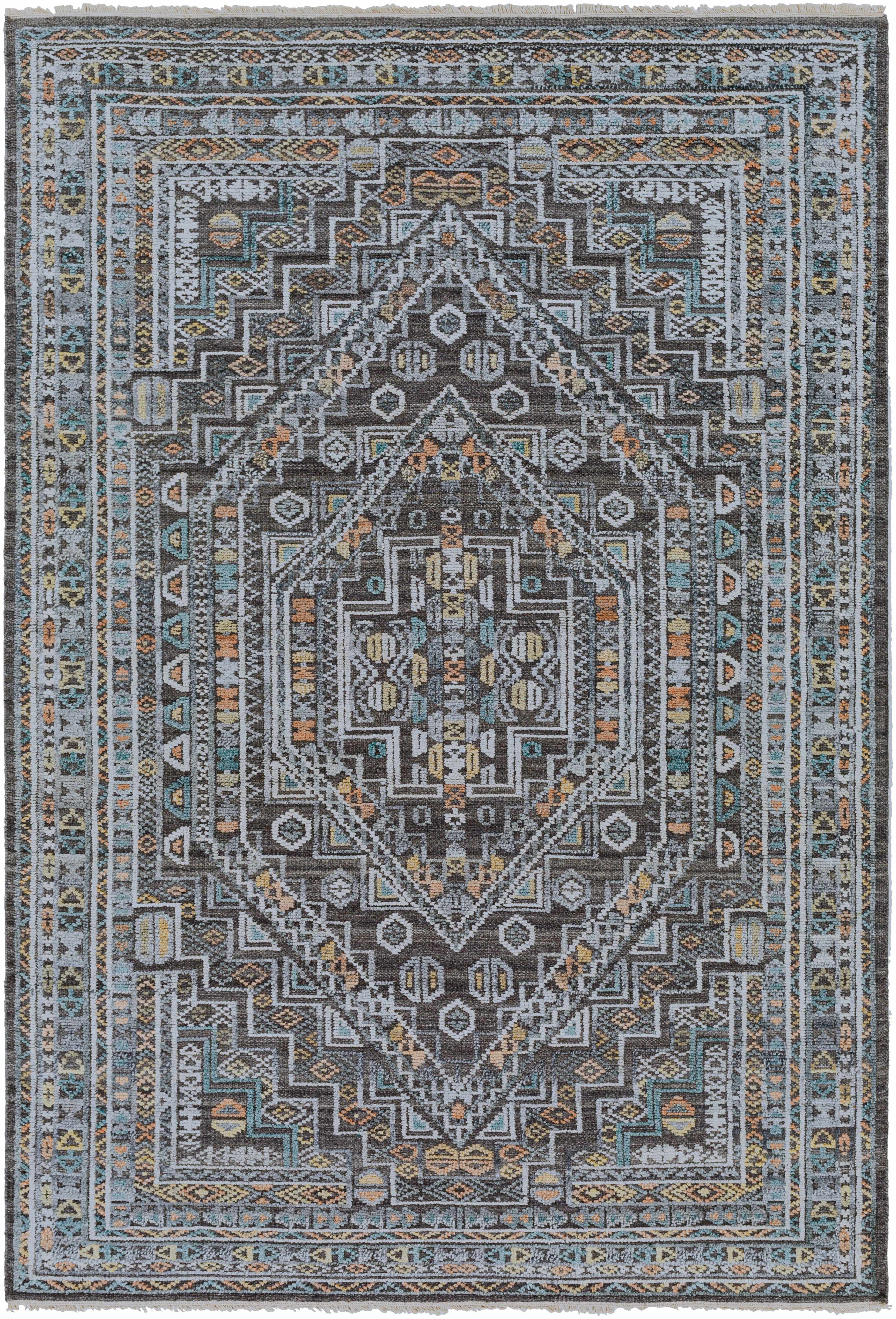 Akle Premium Hand Knotted Wool Area Rug-6