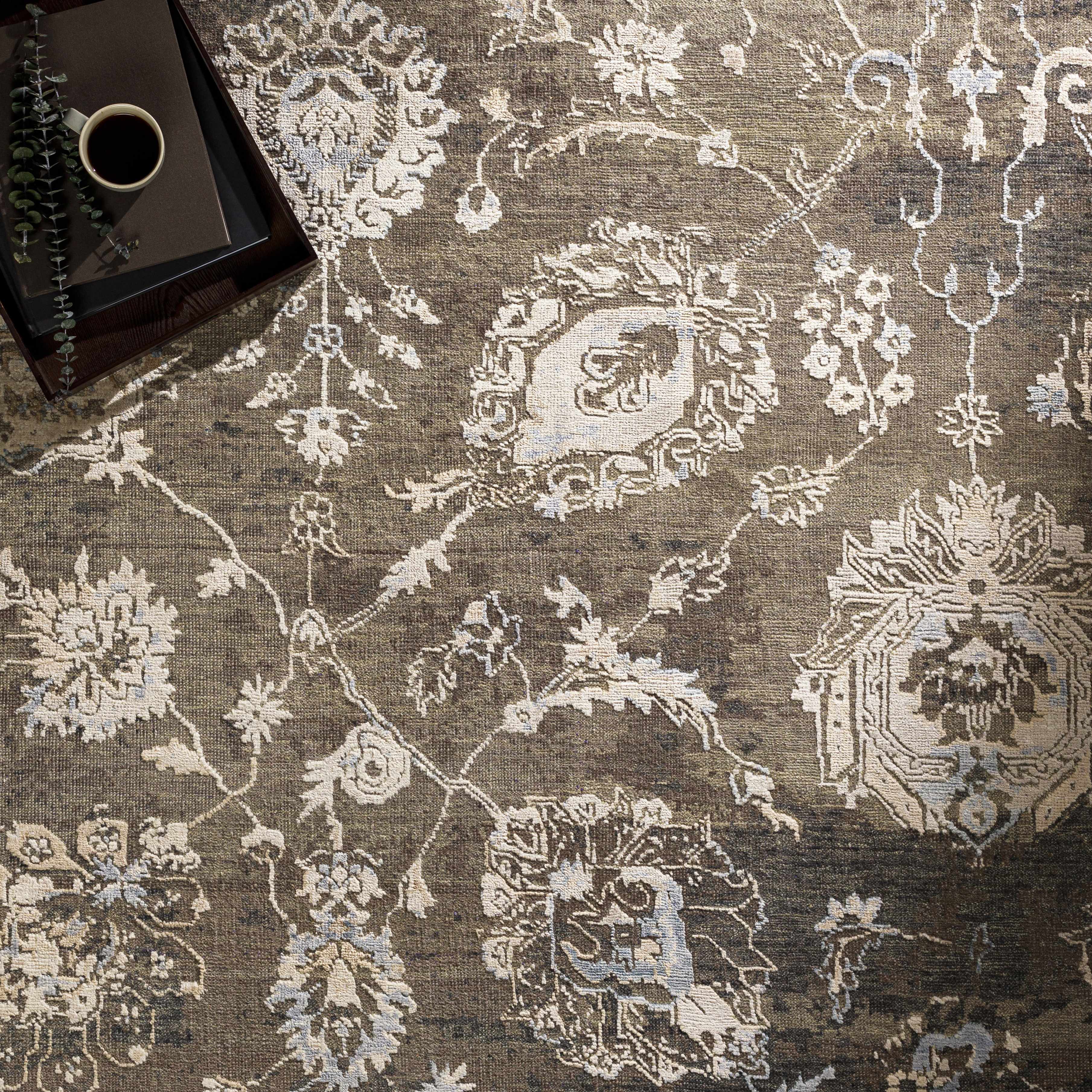 Aramawayan Premium Hand Knotted Wool Area Rug-2