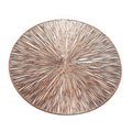 Chic Home Placemats - Rose Gold - Set of 2