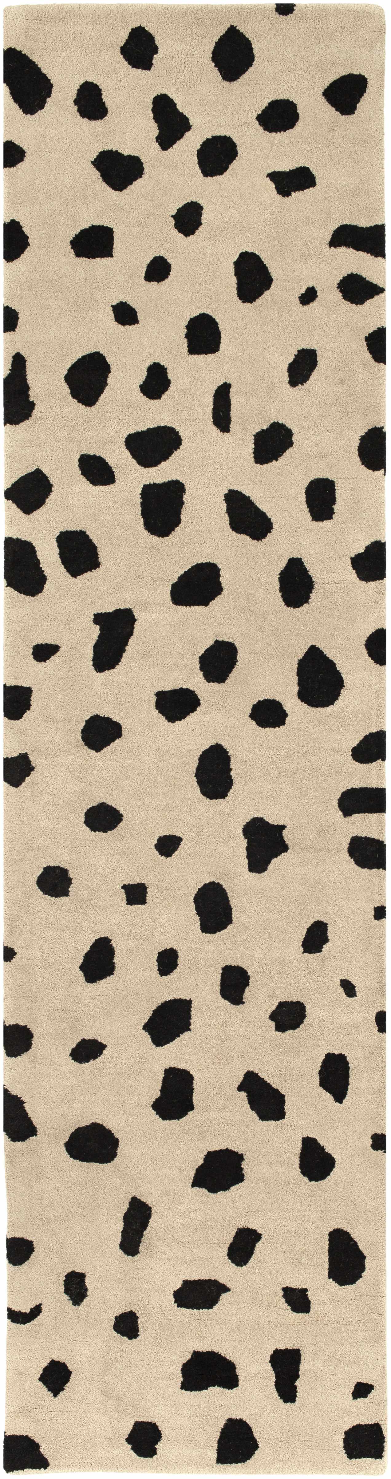 Guiseley Dalmatian Hand Tufted Wool Area Rug-6