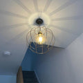 Pendant Light with XXL Pumpkin Shade