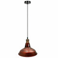 Retro Metal Pendant Light 1m | Adjustable Cable, E27 Holder