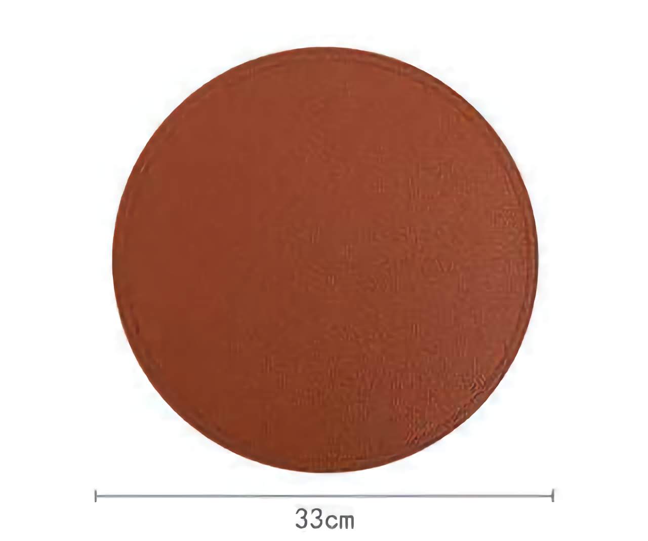 SophistiMat Brown Leather Placemat and Coaster Set