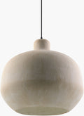 Soft Dark Gray Rustic Pendant Light for kitchen islands or dining areas-0