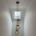 Triple Cluster Pendant Light Barrel Cages