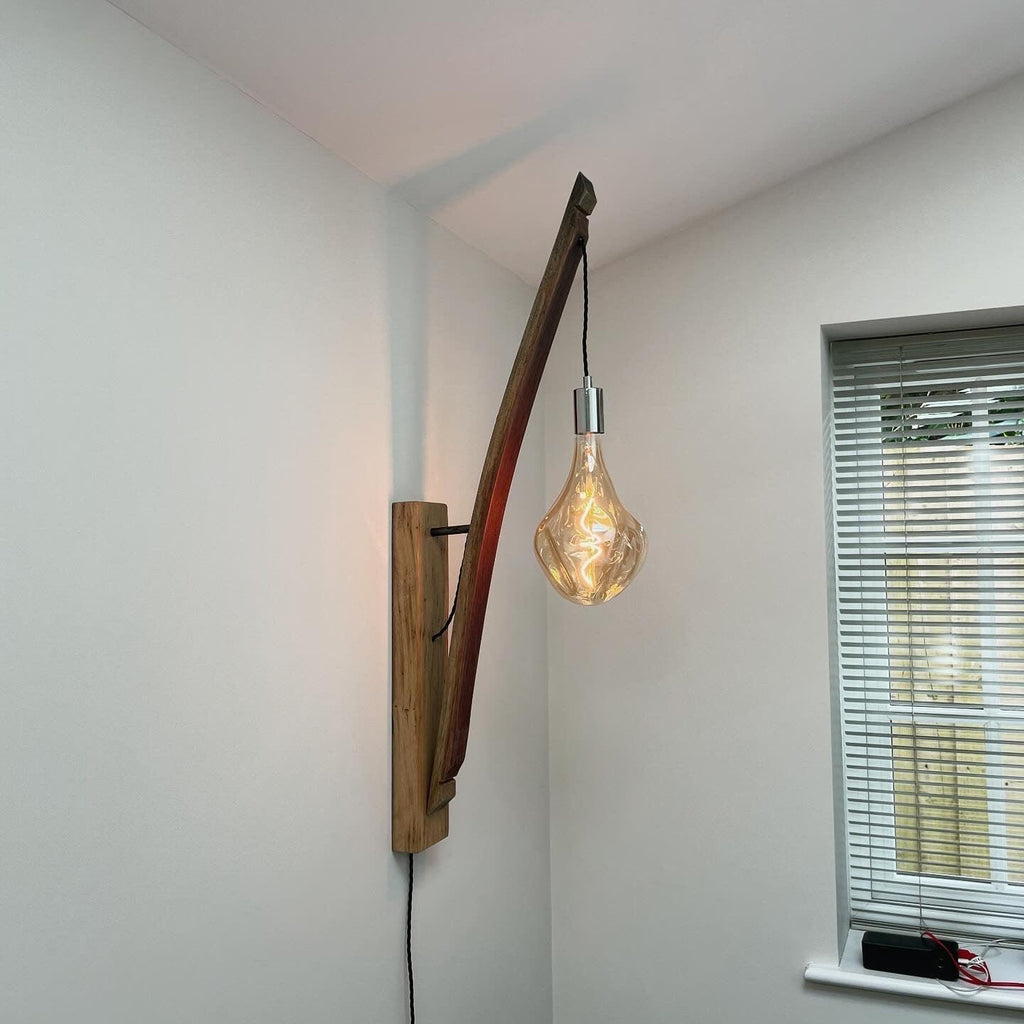 Whiskey Stave Wall Light