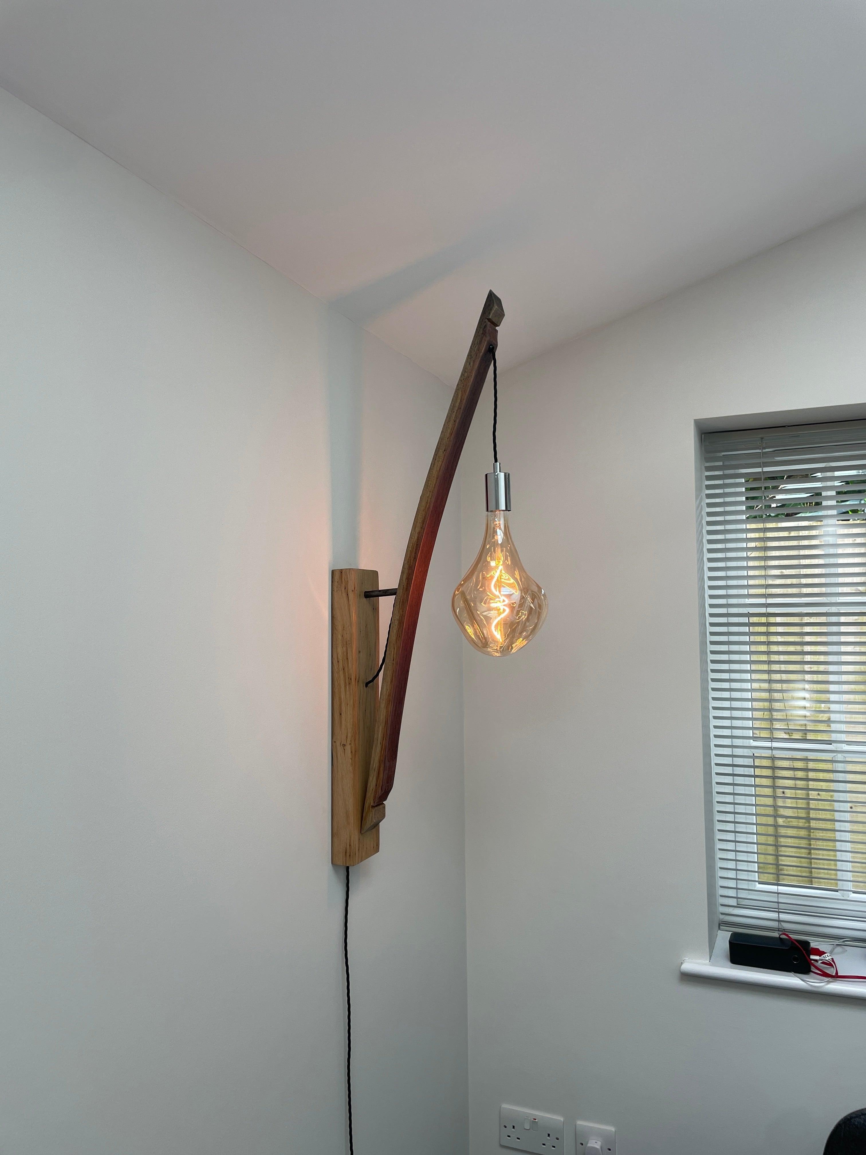 Whiskey Stave Wall Light