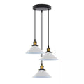 Vintage E27 Pendant Light Trio - Retro Ambiance Lighting